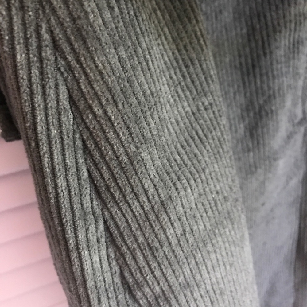Long corduroy trench coat - Picture 4 of 4